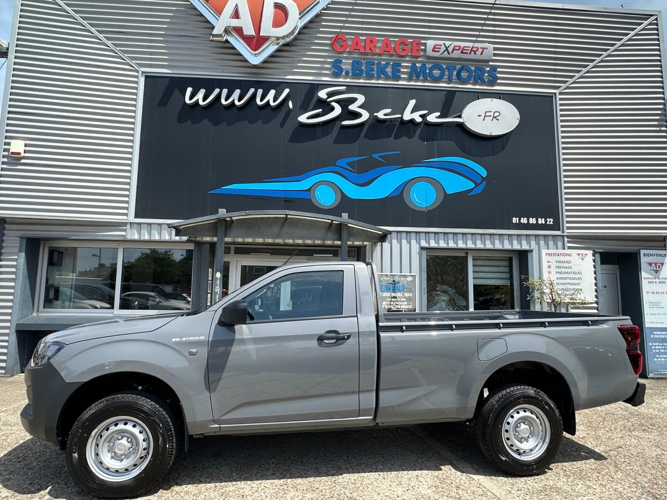 Mandataire ISUZU D-MAX NOUVEAU SINGLE 2.2L B-STRONG
